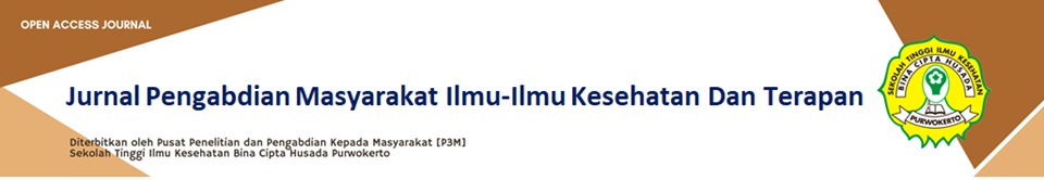 Jurnal Pengabdian Masayarakt Ilmu-Ilmu Kesehatan dan Terapan (JPMIIKT) 
